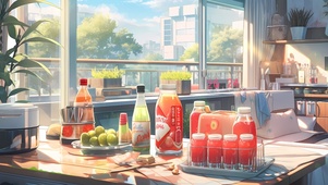 阳光治愈厨房