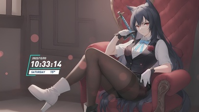 可爱长腿猫耳少女