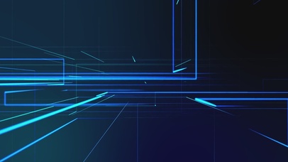 唯美蓝色线条(无限循环)