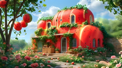 童话世界之西瓜屋02