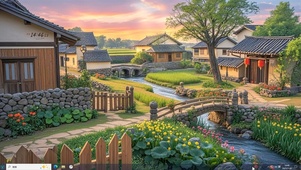 小河流淌