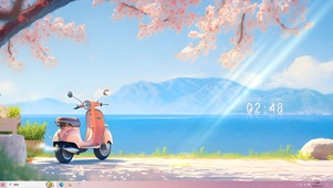 粉色樱花海