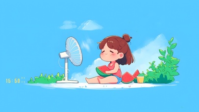 盛夏可爱少女