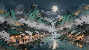水墨小镇