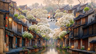4k梨花古镇