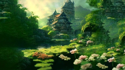 治愈护眼绿林仙境