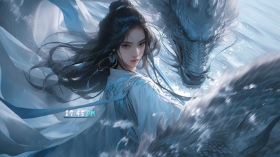 4K古风冷酷龙女