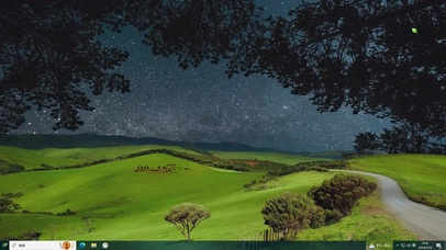 星空草地—【主题桌面】