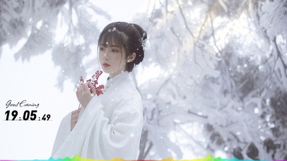 4K古风汉服美女