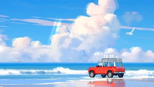 去海边旅行吧
