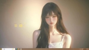 简约氛围感美女