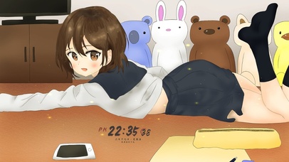 可爱房间美少女