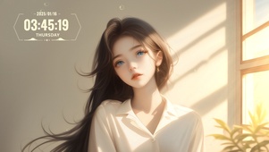 甜美可爱少女