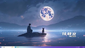 月景桌面主题