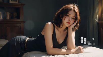 忧郁气质美女