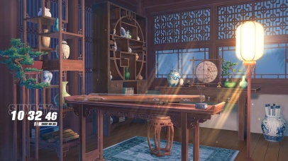 4K 国风中式治愈房间