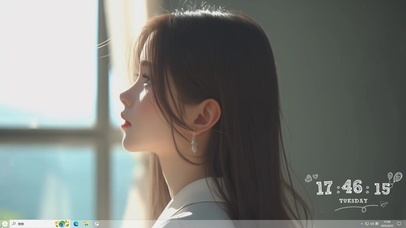 白衬衣氛围少女