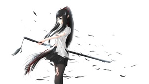 带剑的女孩子