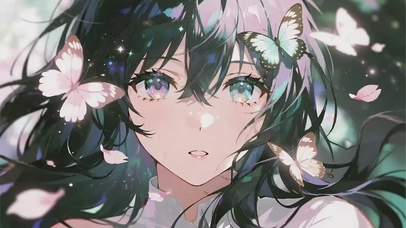 二次元蝴蝶少女