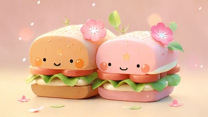 可爱三明治