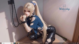 破洞皮裤妖刀姬