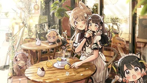 夏日的咖啡馆