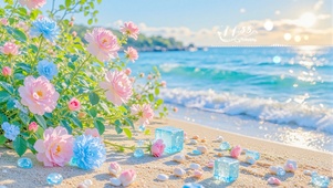 护眼海景月季