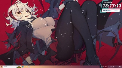 魔女 白发  黑丝