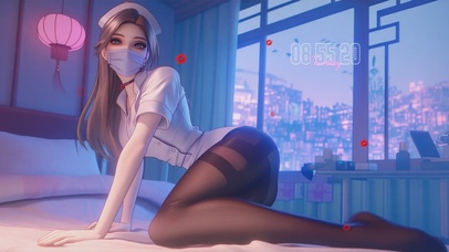 护士的美如同热带雨林中的兰花