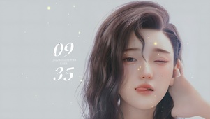 温柔长发女孩