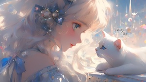 深思的女孩