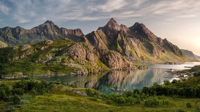 4K 黄昏自然山水