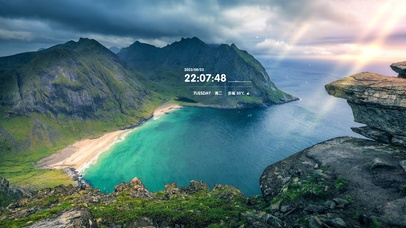 4K唯美治愈山景