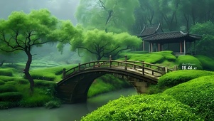 4k小桥溪水