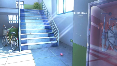 大学宿舍楼梯间