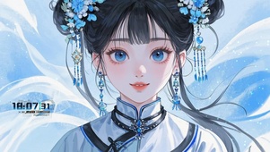 花漾小仙|青花瓷女孩