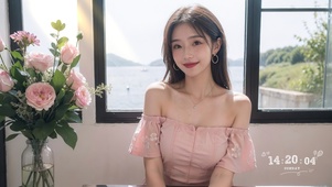 清纯甜美的女孩