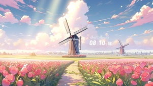 郁金香花海