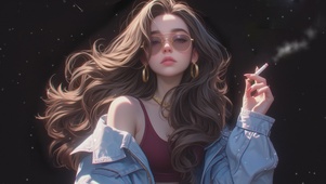 酷飒美女