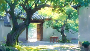绿荫小院