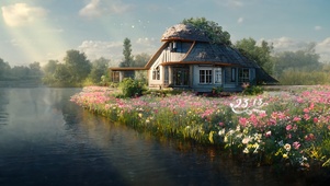 湖畔小屋