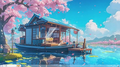 海上小屋清新壁纸-桌面主题