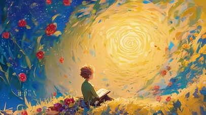 4K 爱读书的小王子