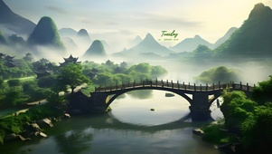 青云拂水