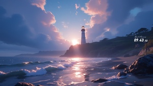 海边灯塔
