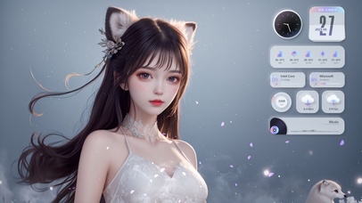 4K气质狐耳美女