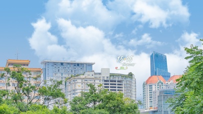 4K夏日城市天空