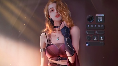 唯美清纯金发少女