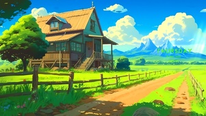 夏季绿色治愈小屋