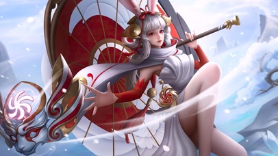 4K 公孙离皮肤 祈雪灵祝